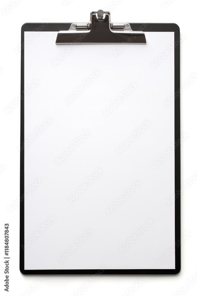 Blank Sports Clipboard on White Background - Coach's Essential for Athletic Teams and Trainings Blank Sports Clipboard on White Background - Coach's Essential for Athletic Teams and Trainings