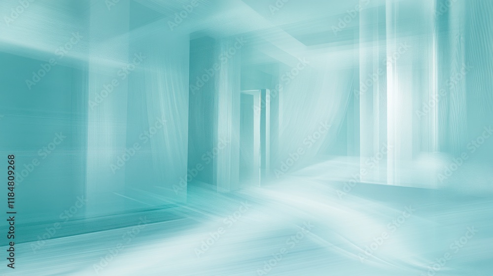 Soft Light Modern Home with Motion Blur Effect Soft Light Modern Home with Motion Blur Effect