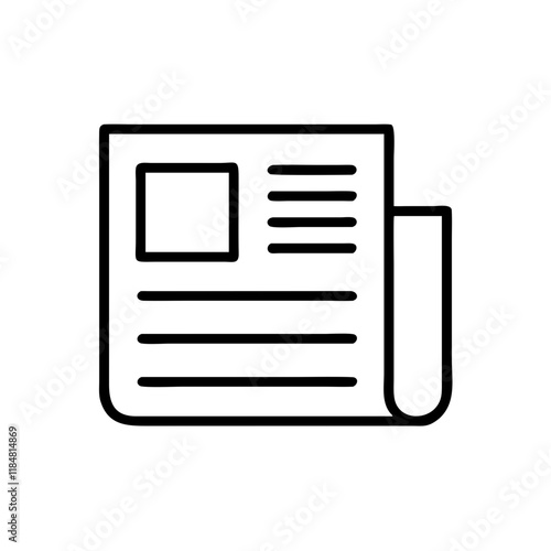 newspaper icon design