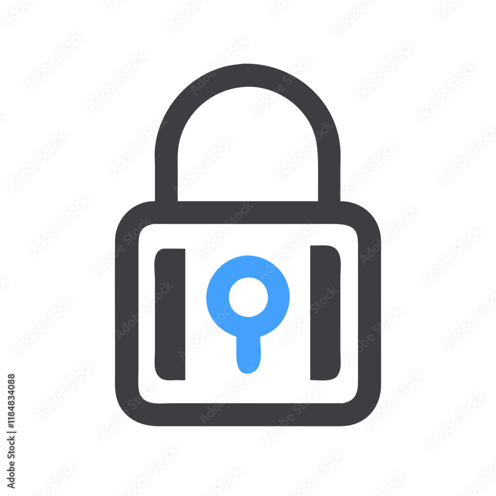 lock concept icon design lock concept icon design