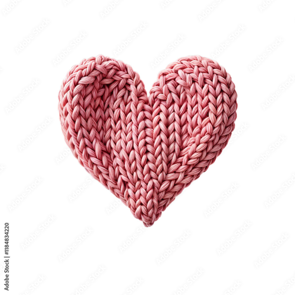 Cozy Knitted Heart: A charming, blush pink heart-shaped cushion, meticulously knitted with a textured pattern, exudes warmth and affection. Perfect for Valentine's Day, romantic settings. Cozy Knitted Heart: A charming, blush pink heart-shaped cushion, meticulously knitted with a textured pattern, exudes warmth and affection. Perfect for Valentine's Day, romantic settings.