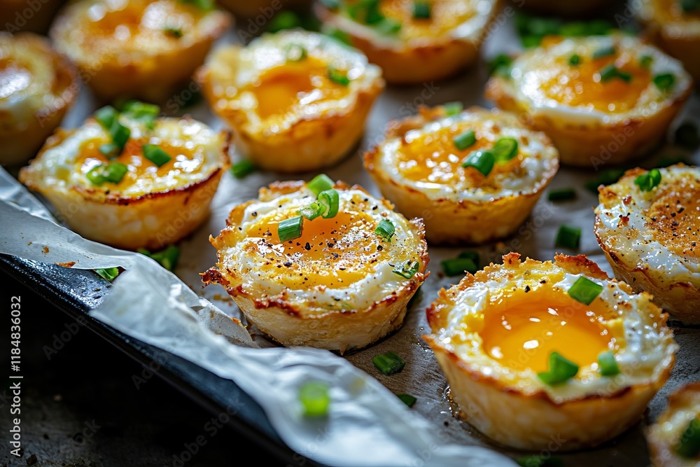 Crispy Baked Eggs in Mini Cups - A Delicious and Easy Breakfast Crispy Baked Eggs in Mini Cups - A Delicious and Easy Breakfast