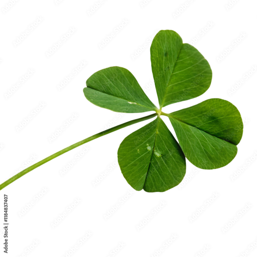 Obraz premium leaf clover on transparent background