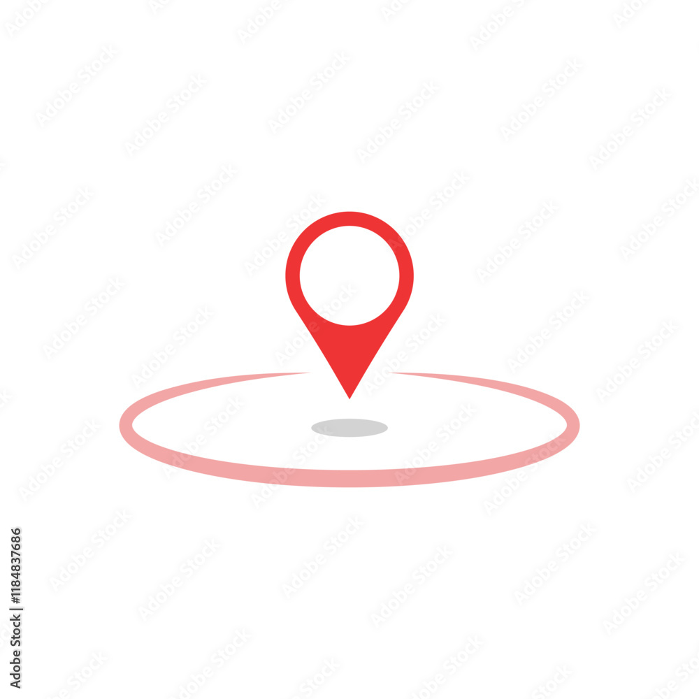 Vector location pin icon design. Vector location point icon design. Vector location pin icon design. Vector location point icon design.