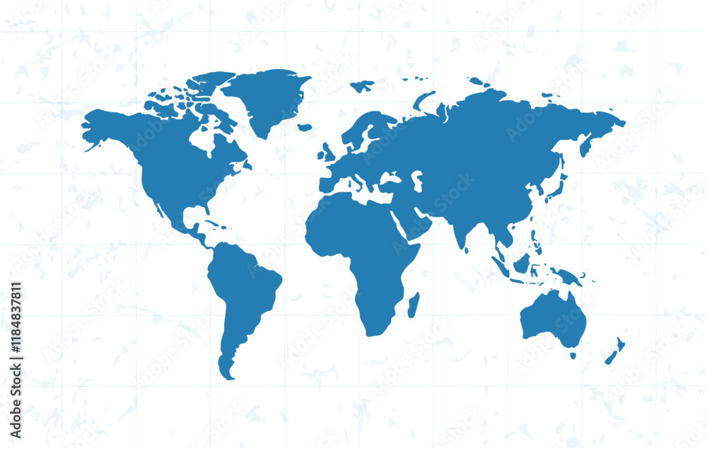 World Map Isolated on white background - stock vector. World Map Isolated on white background - stock vector.