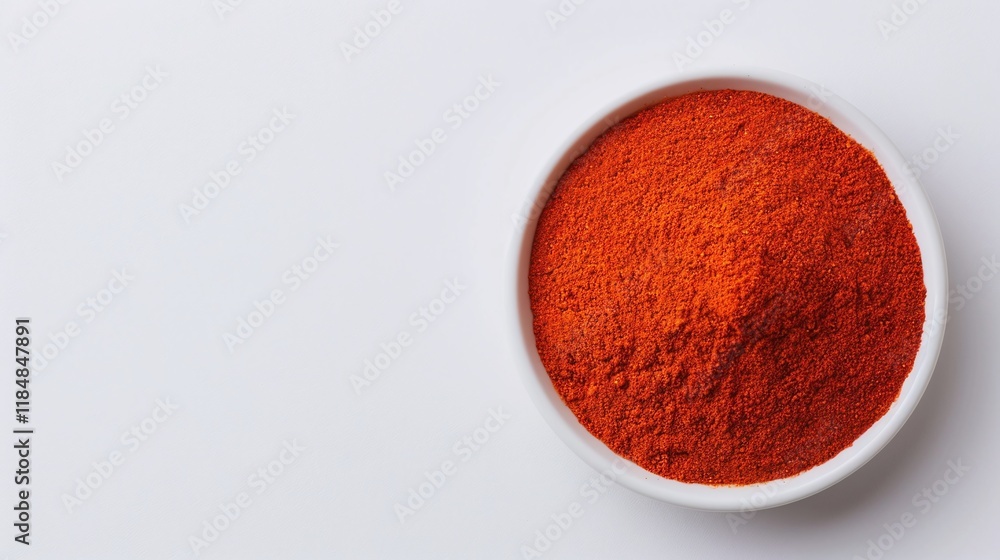 White ceramic bowl filled with red paprika powder, minimalistic composition on white background, isolated on white, copy space for text, spice and seasoning photography
White ceramic bowl filled with red paprika powder, minimalistic composition on white background, isolated on white, copy space for text, spice and seasoning photography