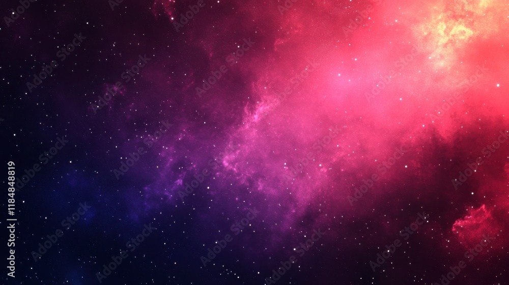 Obraz premium Vibrant Night Sky Colors for Celebration Festival