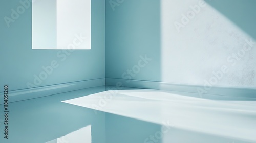 Wallpaper Mural Minimalist Room Corner With Light And Window Torontodigital.ca