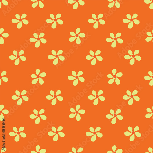 Wallpaper Mural Beautiful seamless pattern with floral background. Torontodigital.ca