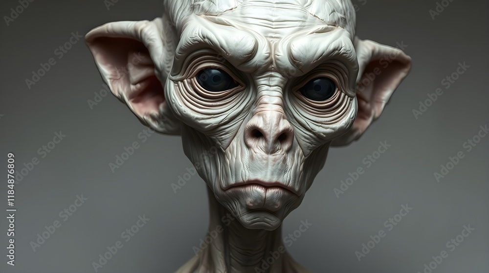 Grey Alien in a City Setting: A Strange Encounter Grey Alien in a City Setting: A Strange Encounter