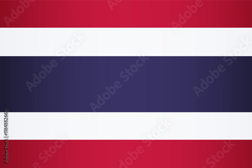 Free Download National flag of the Kingdom of Thailand. Vector element - GFXLoad