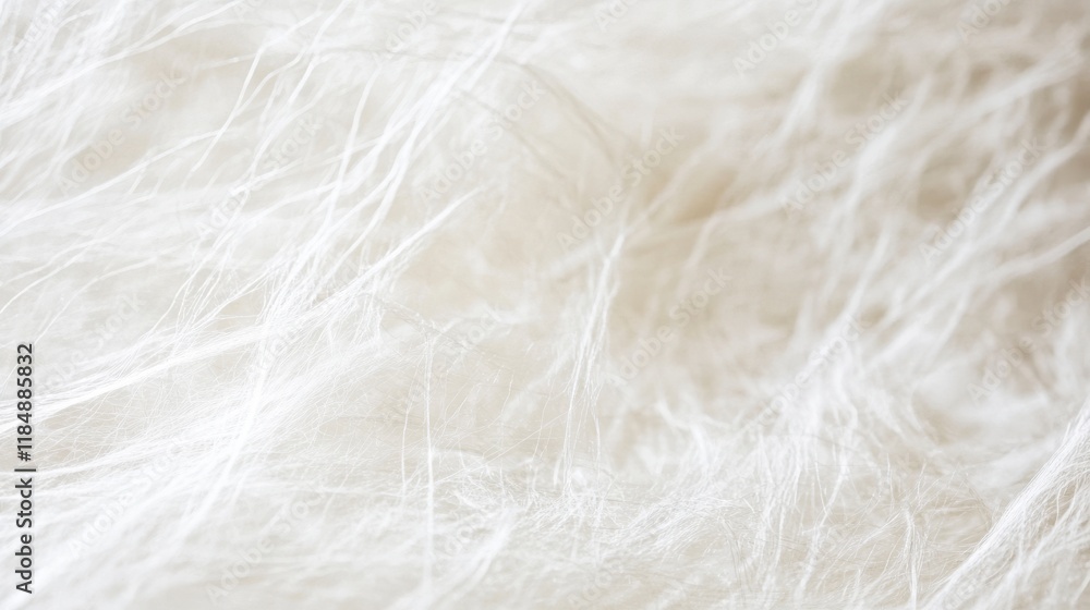 Obraz premium A textured close-up of soft white fibers with natural and organic aesthetics, creating a perfect balance of elegance and simplicity for backgrounds or designs