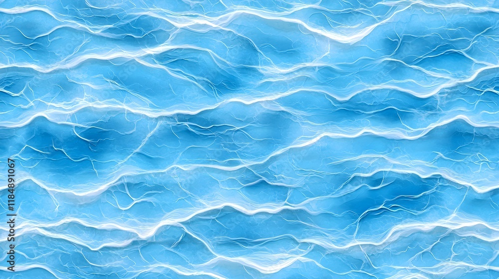 Vibrant blue water surface with gentle waves and light reflections, creating a serene and calming atmosphere. Vibrant blue water surface with gentle waves and light reflections, creating a serene and calming atmosphere.