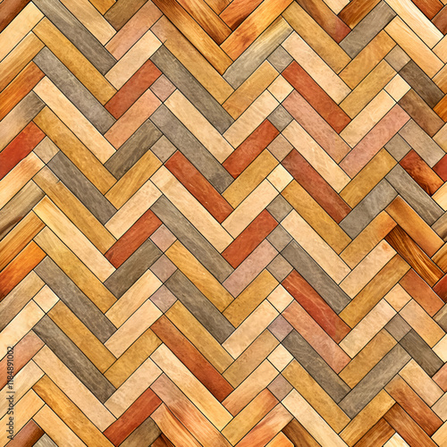Beautiful herringbone wood flooring pattern.
