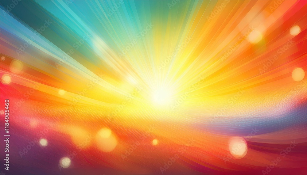 abstract summer background shiny hot sun lights horizontal banner illustration with colorful vibrant color tones abstract summer background shiny hot sun lights horizontal banner illustration with colorful vibrant color tones