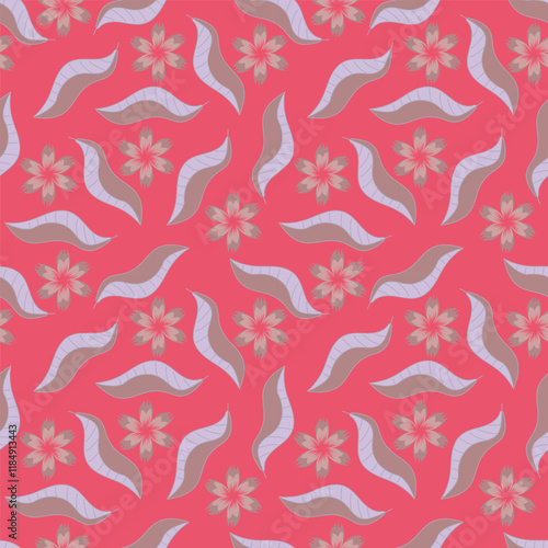 Wallpaper in the style of Baroque. Seamless vector background. Set of colored floral ornament. Graphic pattern for fabric, wallpaper, packaging