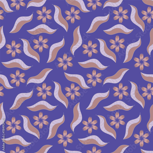 Wallpaper in the style of Baroque. Seamless vector background. Set of colored floral ornament. Graphic pattern for fabric, wallpaper, packaging