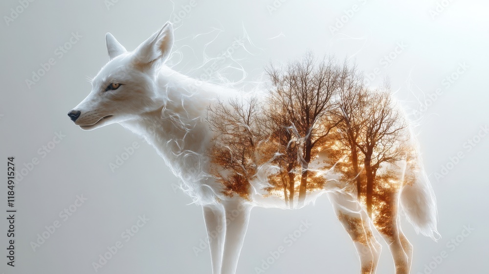 A surreal artwork blending animal and human forms, symbolizing the unity of life. A surreal artwork blending animal and human forms, symbolizing the unity of life.