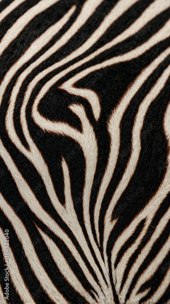 Macro Texture of Zebra Fur with Black and White Stripes Macro Texture of Zebra Fur with Black and White Stripes