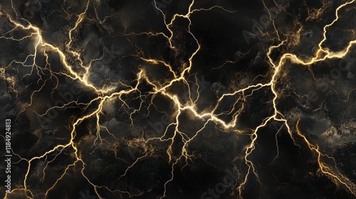 Abstract geometric background. Explosion power design with crushing surface. The fire shines through the cracked surface. 3d illustration.