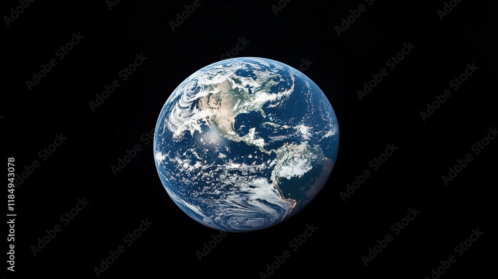 A stunning view of Earth captured from space, showcasing vibrant oceans and landmasses under a dark backdrop. A stunning view of Earth captured from space, showcasing vibrant oceans and landmasses under a dark backdrop.