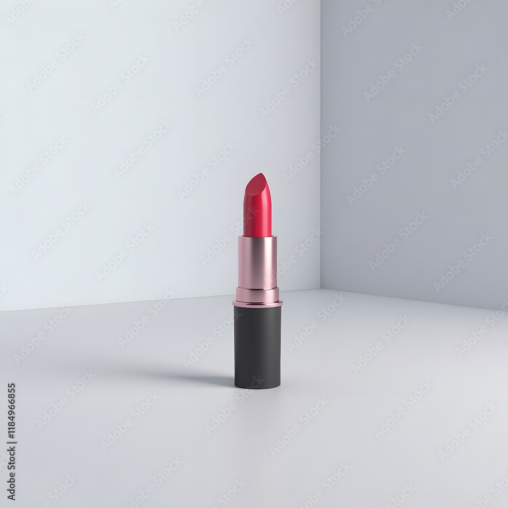 Subtle Elegance Lipstick on Gradient Background Subtle Elegance Lipstick on Gradient Background