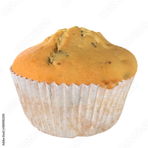 muffin isolated on transparent