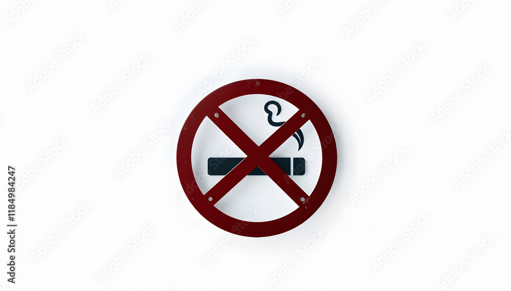 No smoking warning isolated with white highlights, png No smoking warning isolated with white highlights, png