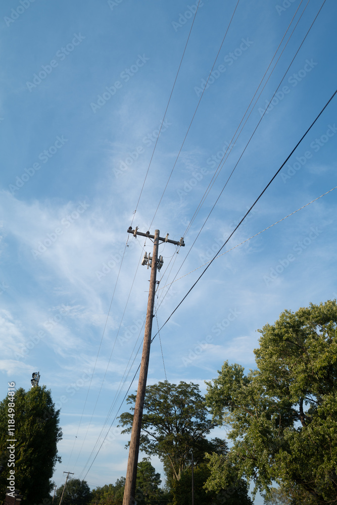 Obraz premium Strommast in USA
