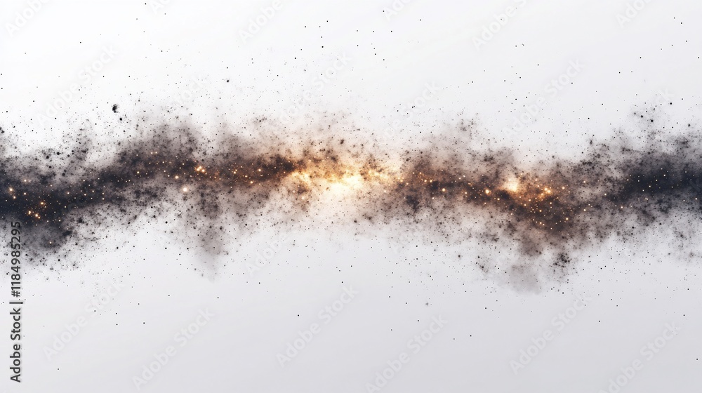 Abstract dark smoky glowing particles background. Abstract dark smoky glowing particles background.