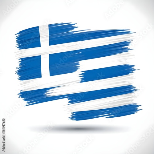 Obraz na plátně Greece flag