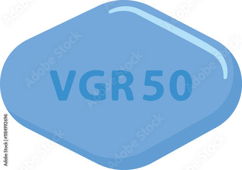 A Blue Viagra Sildenafil pills tablets icon.