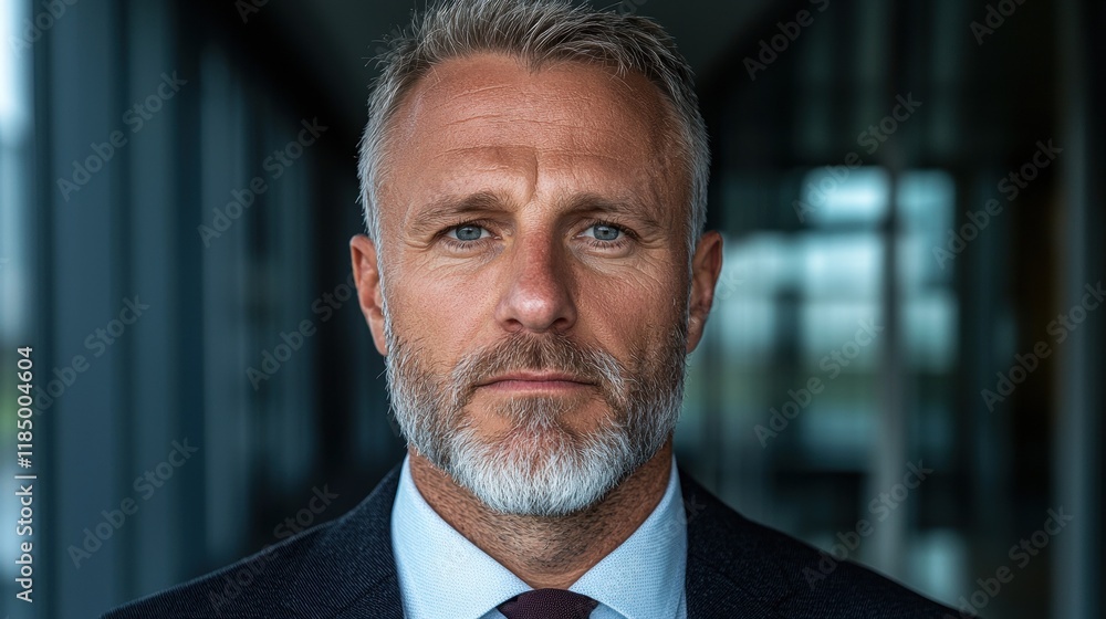 Portrait of a serious middle-aged businessman Portrait of a serious middle-aged businessman