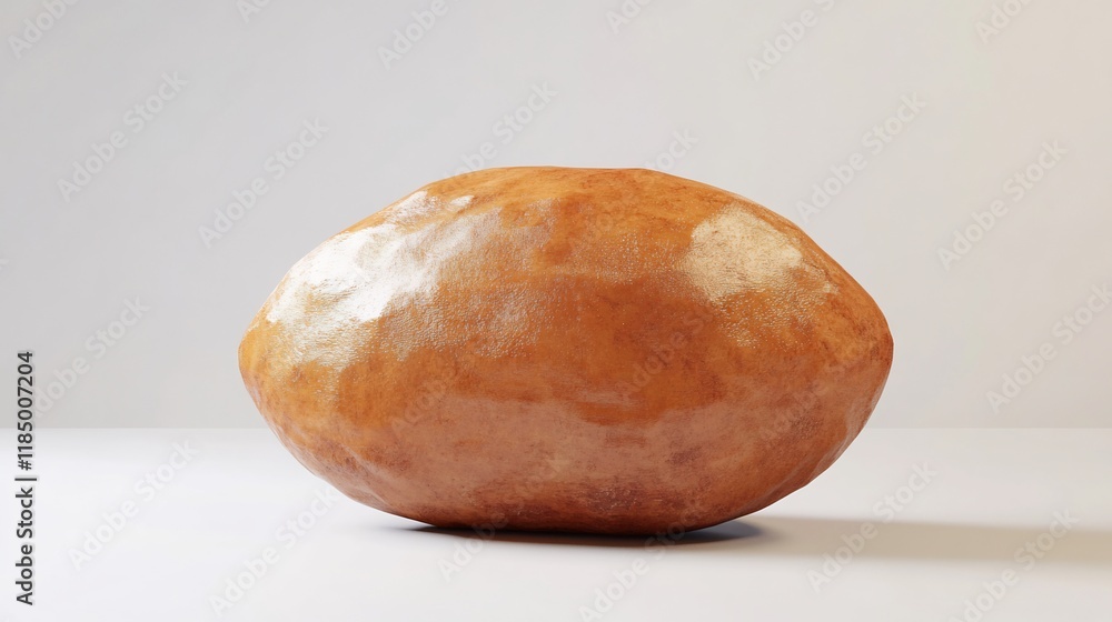 Close-up of a Single Hazelnut on a White Background Close-up of a Single Hazelnut on a White Background