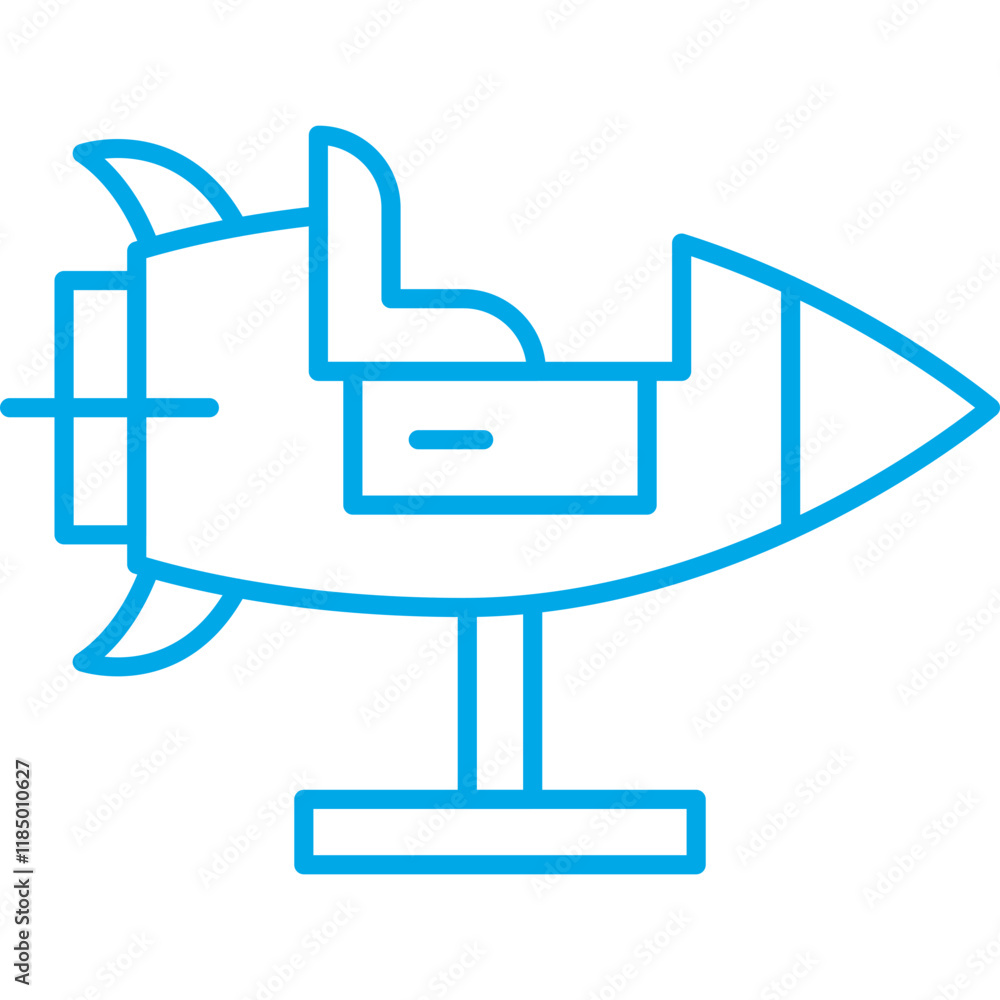 Rocket icon single vector illustration Rocket icon single vector illustration
