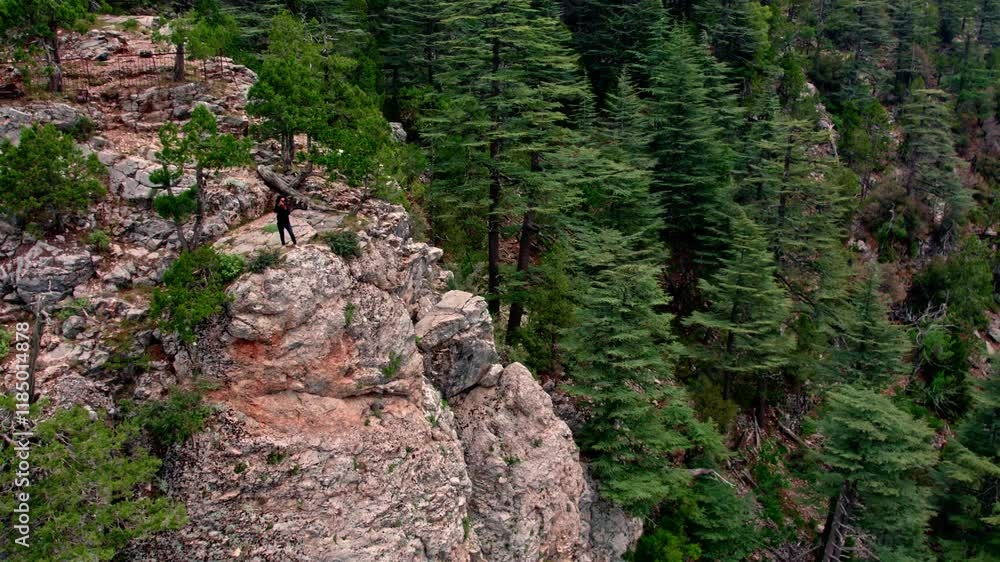 A nature photographer takes a photo of landscapes Surrounded by lush greenery, the scene reflects,with nature and the art of photography. A nature photographer takes a photo of landscapes Surrounded by lush greenery, the scene reflects,with nature and the art of photography.