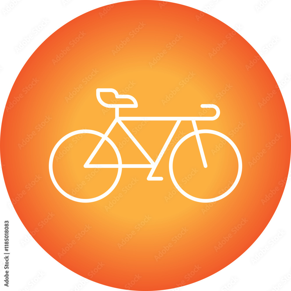 Bicycle icon single vector illustration Bicycle icon single vector illustration