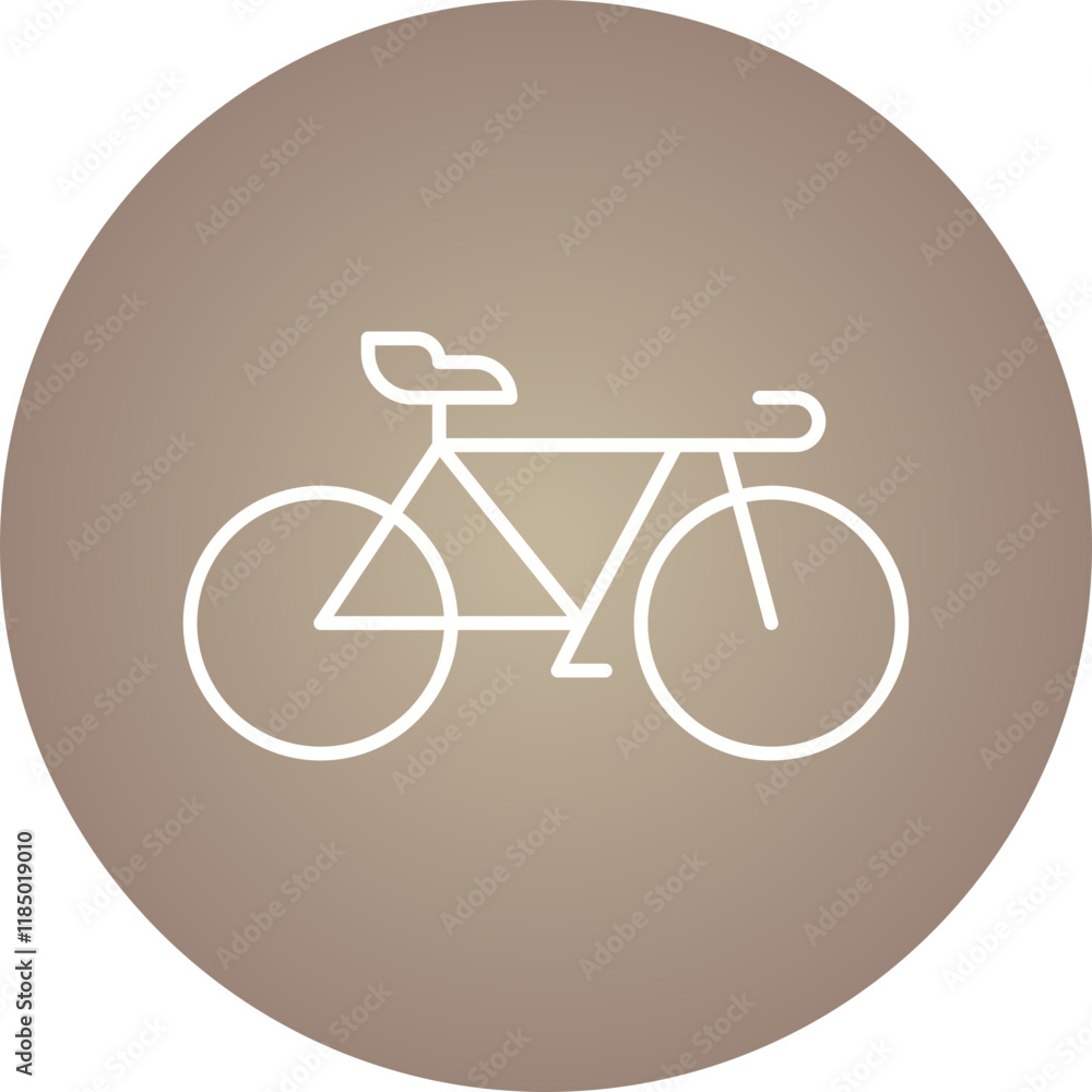 Bicycle icon single vector illustration Bicycle icon single vector illustration