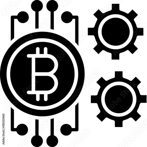 Bitcoin technology Icon