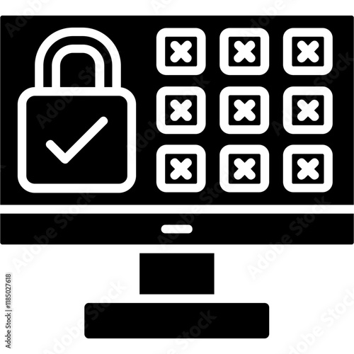 Password encryption Icon