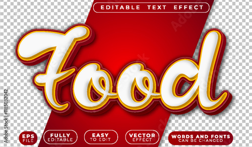 Food Snack Meal Fast Food Fully Editable Vector Text File