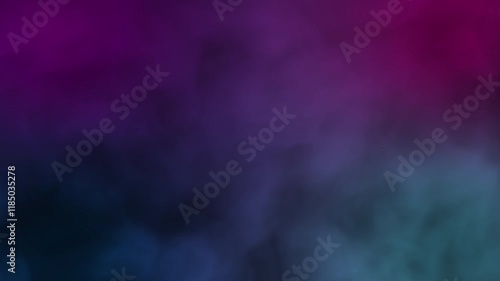 Claret and blue billowing smoke horizontal layers [4K]