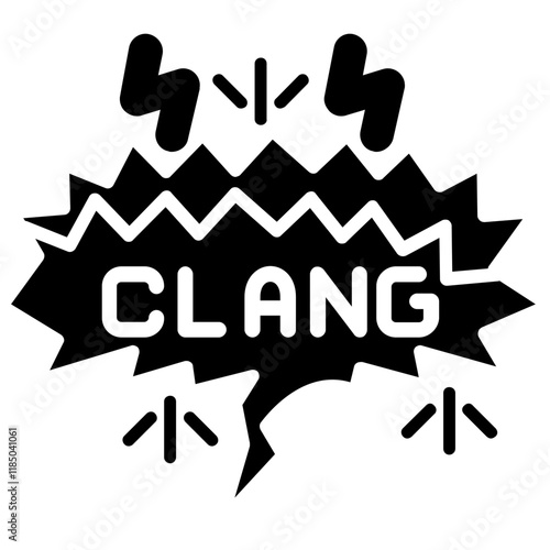 Clang Sticker Icon