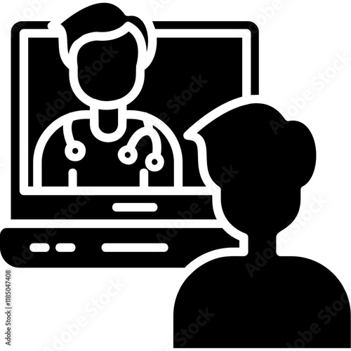 Counselor or therapist onli Icon