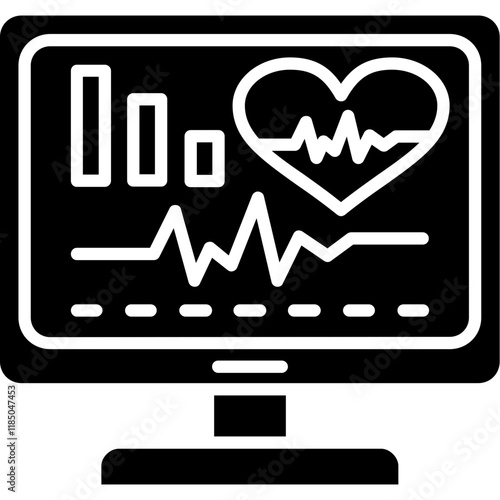 Digital health diagnostics Icon