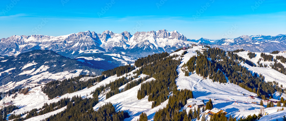 Kitzbuhel, ski resort in Austrian Alps