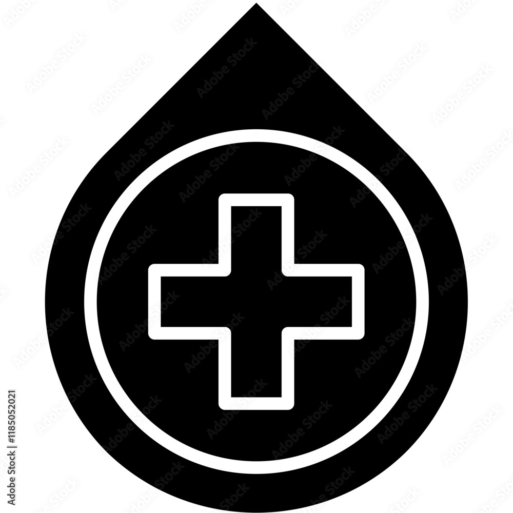 Obraz premium Blood Donation Icon