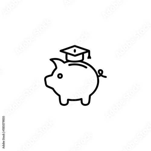 Retirement Fund icon isolated vector