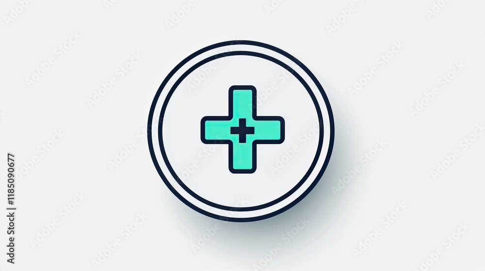 A simple graphic icon featuring a plus sign in a circular design, often representing health or medical services. A simple graphic icon featuring a plus sign in a circular design, often representing health or medical services.