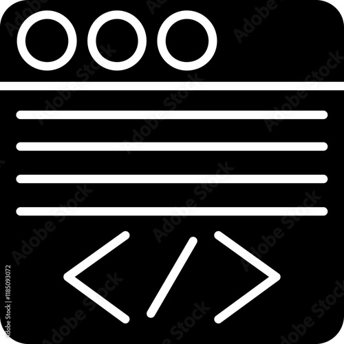 Web Coding Icon